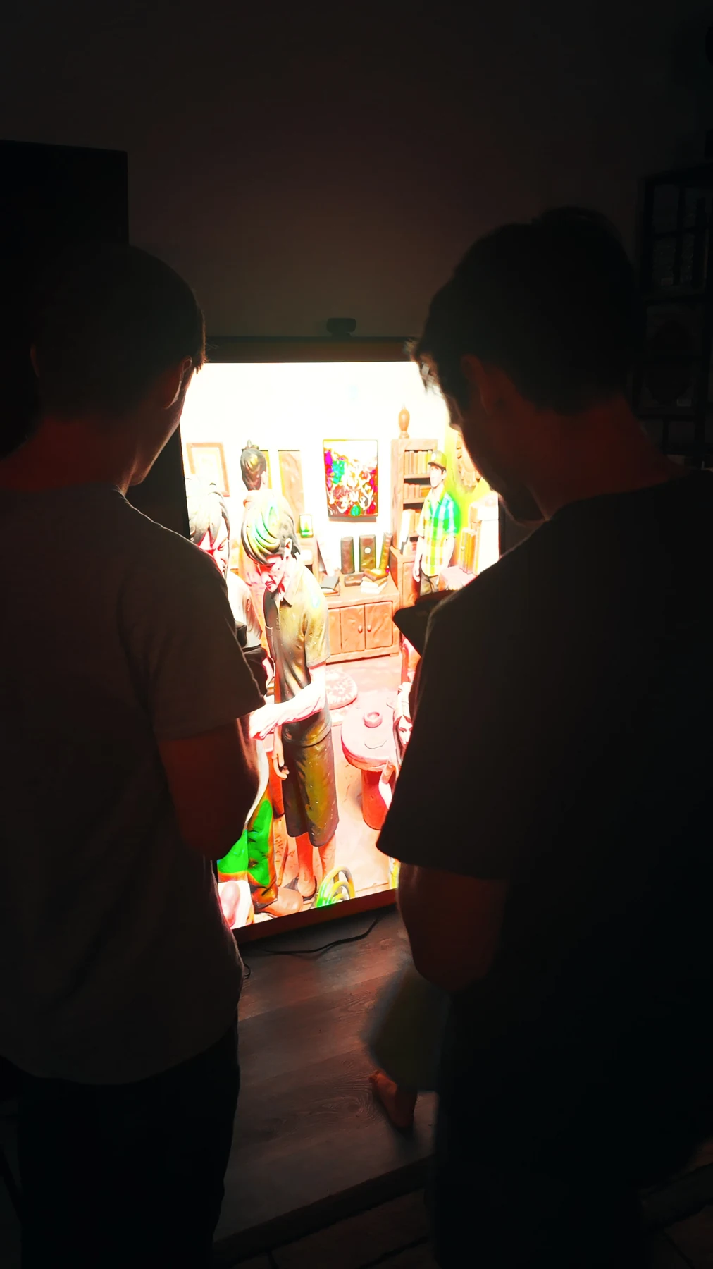 Players trying an interactive installation at Kingdom Labs.